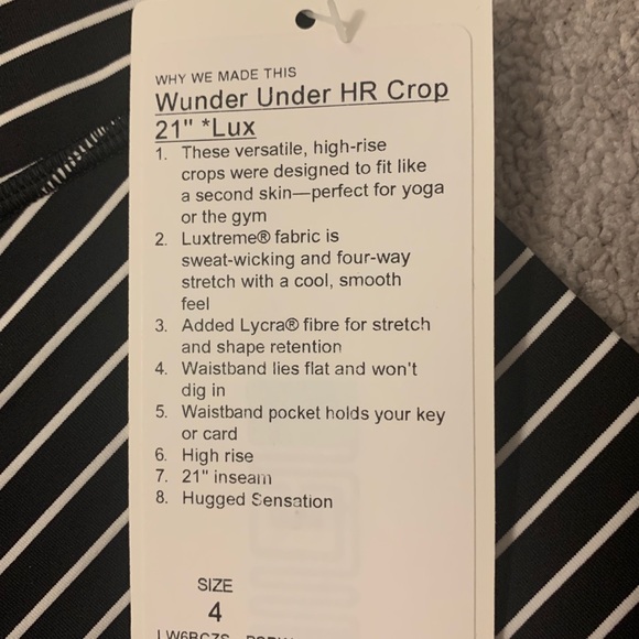Lululemon Wunder Under Crop pants - Picture 4 of 5
